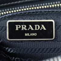 Prada Saffiano Lux Galleria Double Zip Tote Medium Interior Stamp