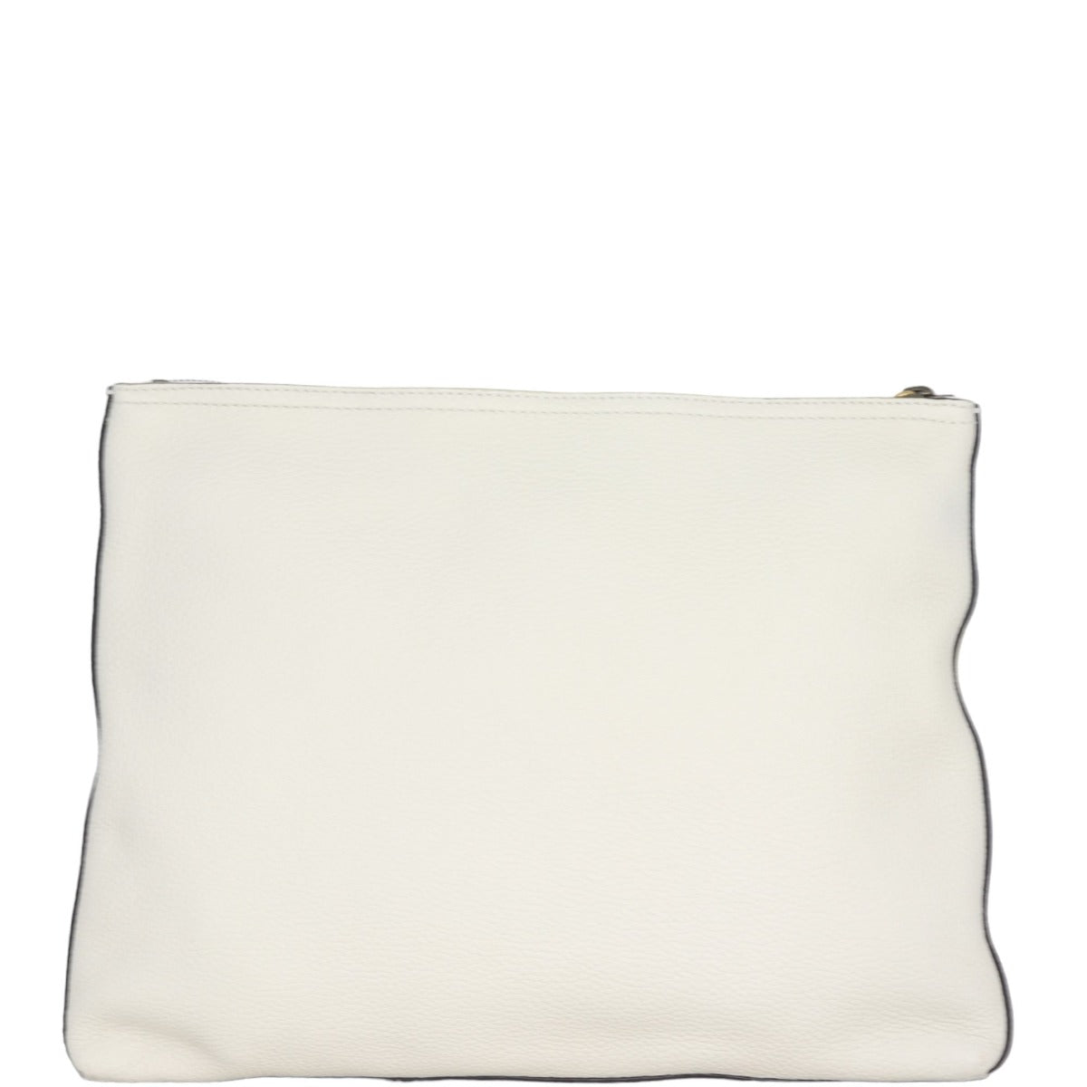 Gucci Logo Print Leather Pouch