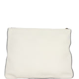 Gucci Logo Print Leather Pouch