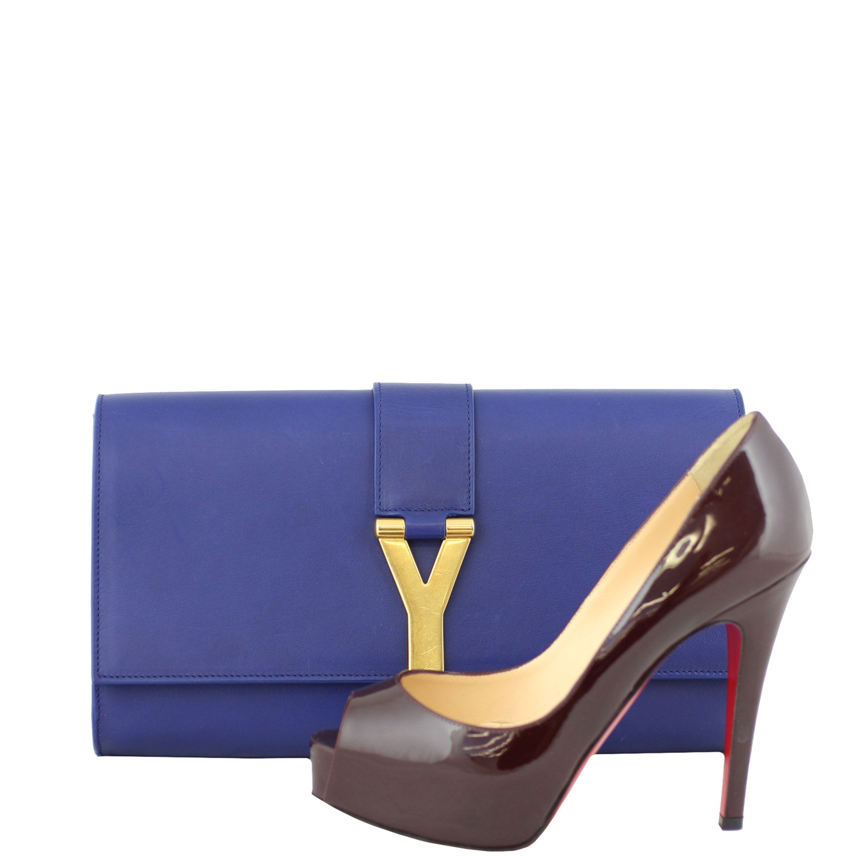 Saint Laurent Y Ligne Clutch Shoe