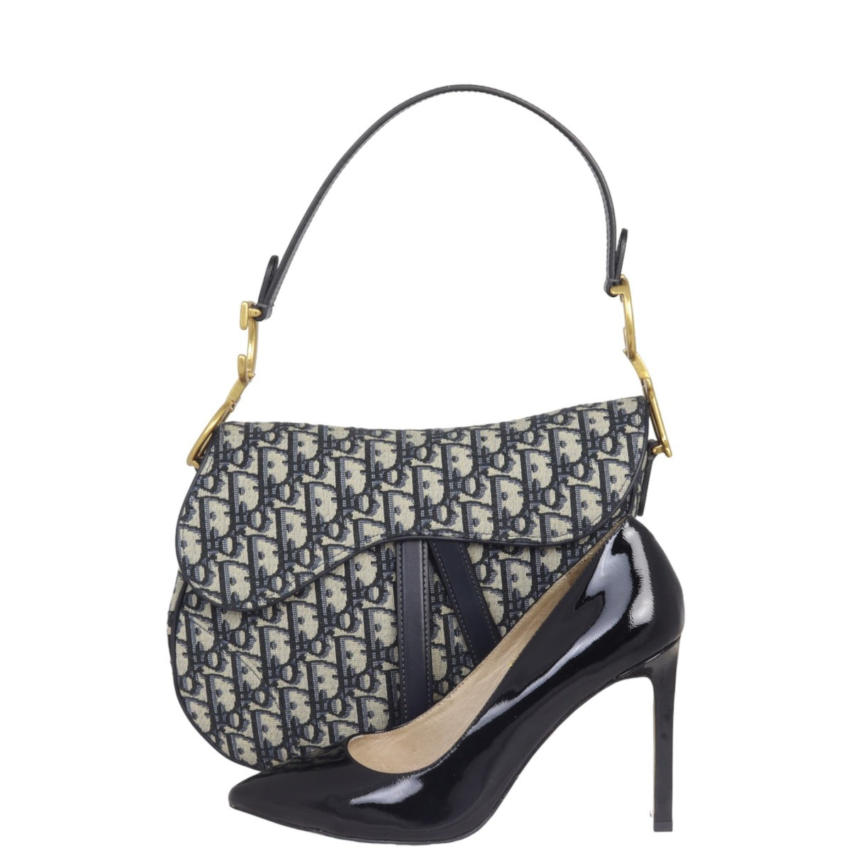 Dior Saddle Bag with Strap Oblique