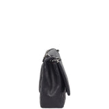 Chanel Classic Single Flap Maxi | Black Silver Hardware