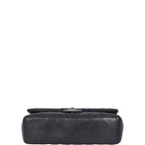 Chanel Classic Single Flap Maxi | Black Silver Hardware