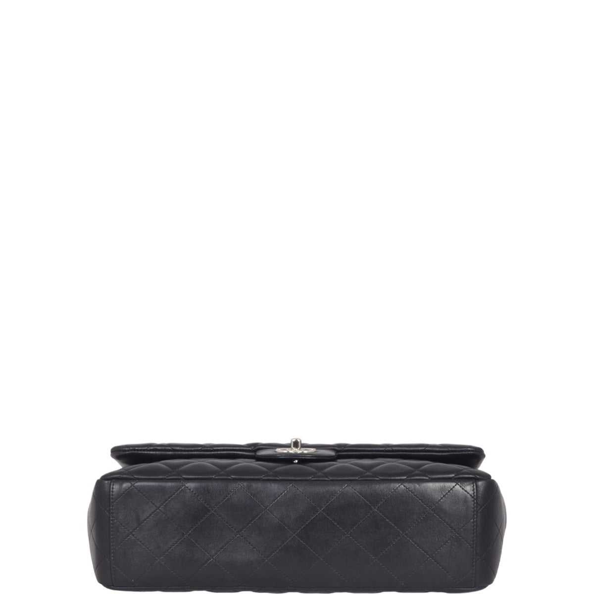 Chanel Classic Single Flap Maxi | Black Silver Hardware