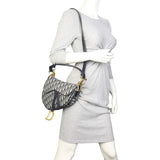 Dior Saddle Bag with Strap Oblique