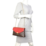 Louis Vuitton Pallas Chain Shoulder Bag Monogram