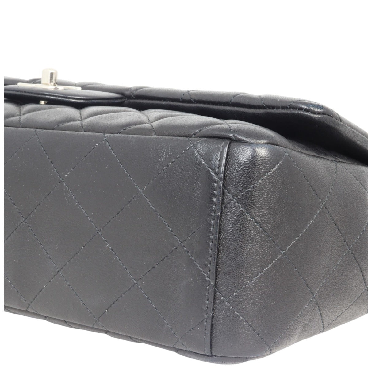 Chanel Classic Single Flap Maxi | Black Silver Hardware