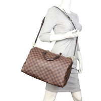 Louis Vuitton Speedy 35 Bandouliere Damier Ebene
