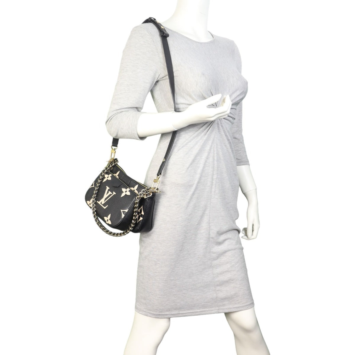 Louis Vuitton Multi Pochette Accessoires Monogram Empreinte Giant Bicolour