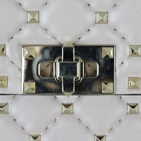 Valentino Rockstud Spike Medium Shoulder Bag Hardware