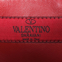 Valentino Rockstud Spike Medium Shoulder Bag Interior Stamp