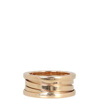 Bvlgari B.Zero1 18k Rose Gold Three Band Ring