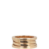 Bvlgari B.Zero1 18k Rose Gold Three Band Ring