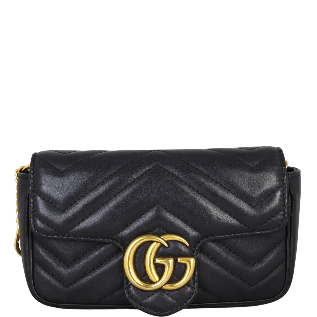Gucci GG Marmont Matelasse Super Mini Shoulder Bag
