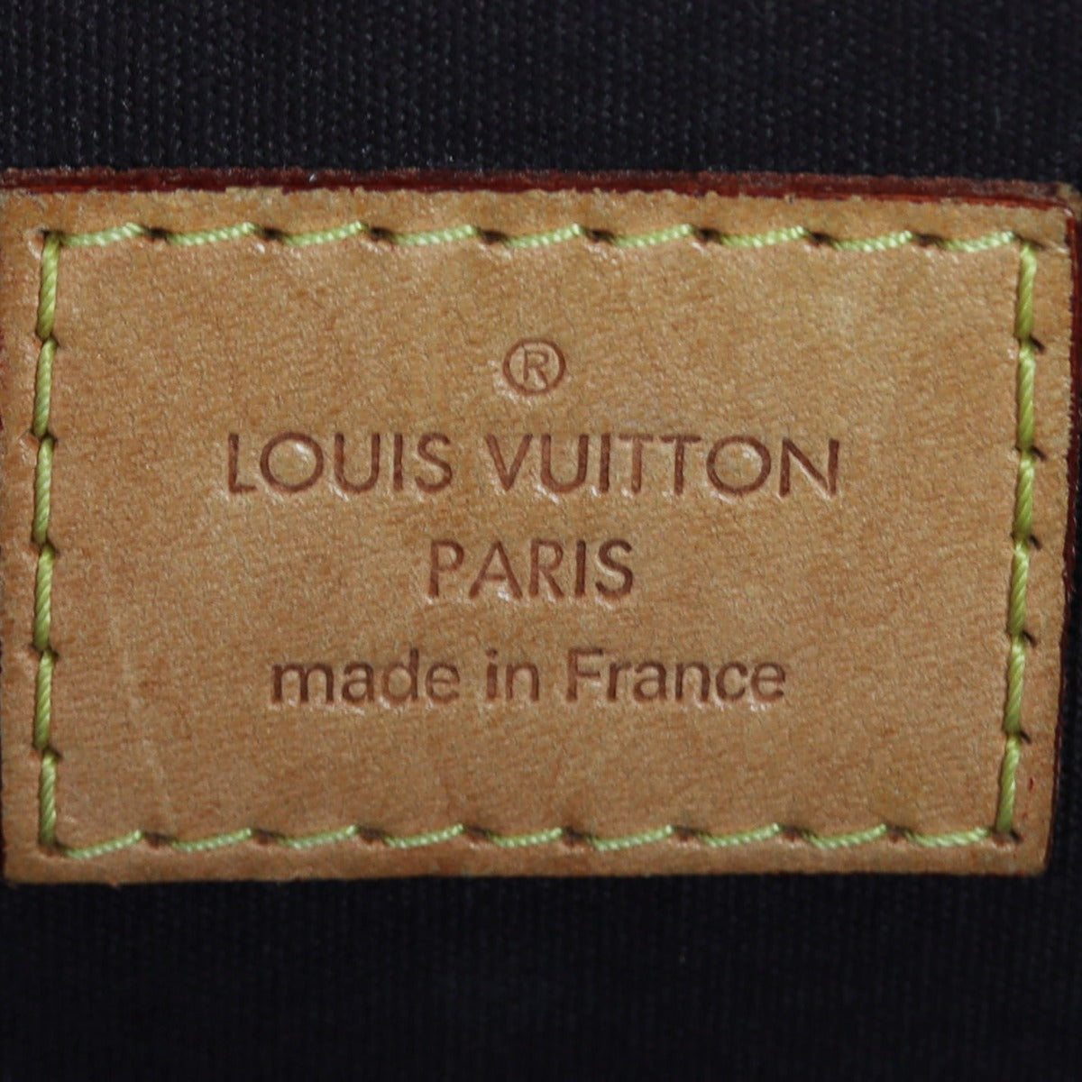 Louis Vuitton Alma GM Monogram Vernis Made In Stamp