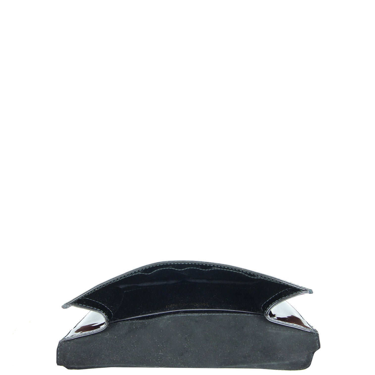 Saint Laurent Y-Mail Envelope Clutch Interior