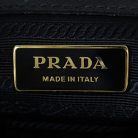 Prada Saffiano Lux Galleria Double Zip Tote Small Interior Stamp