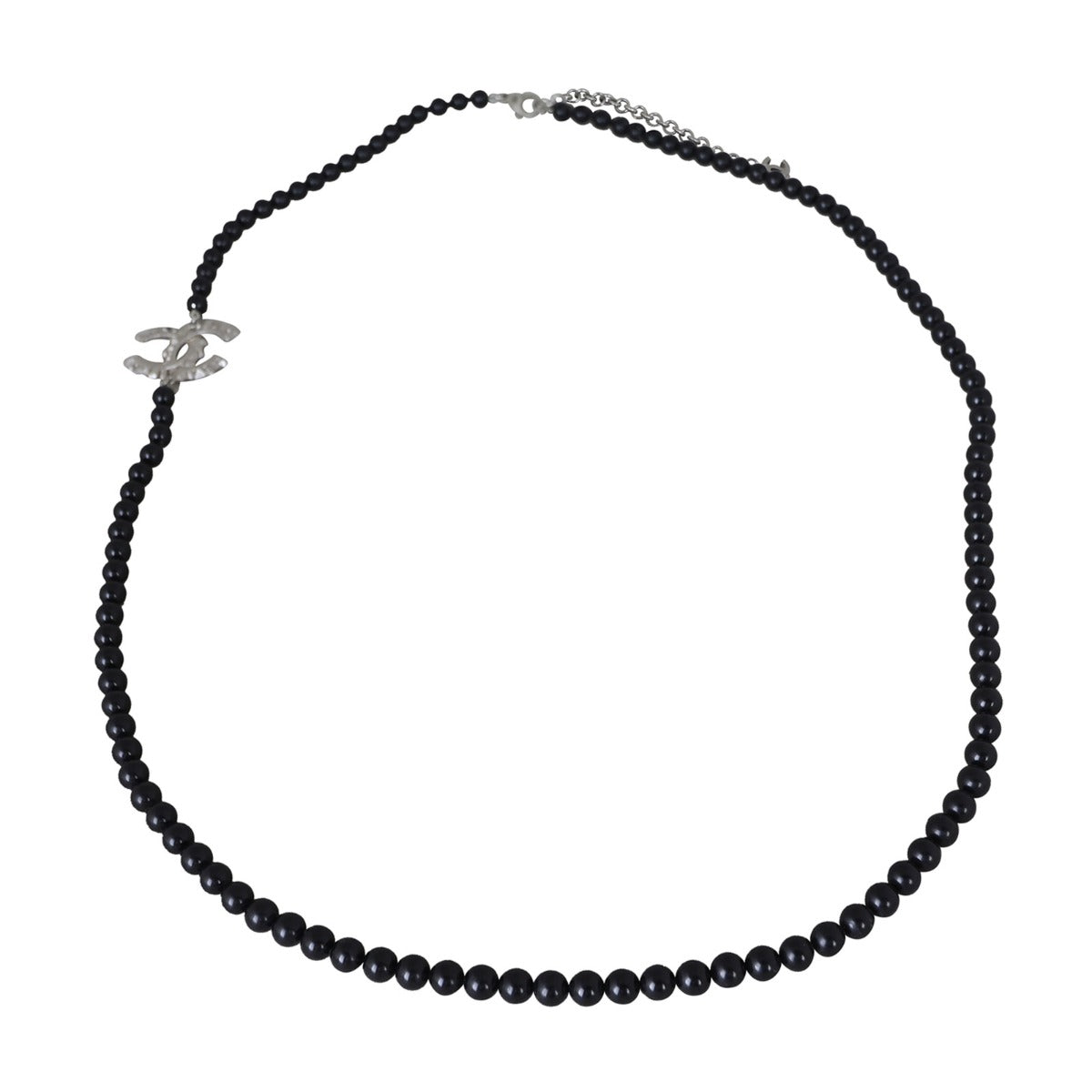 Chanel Beaded CC Long Necklace 