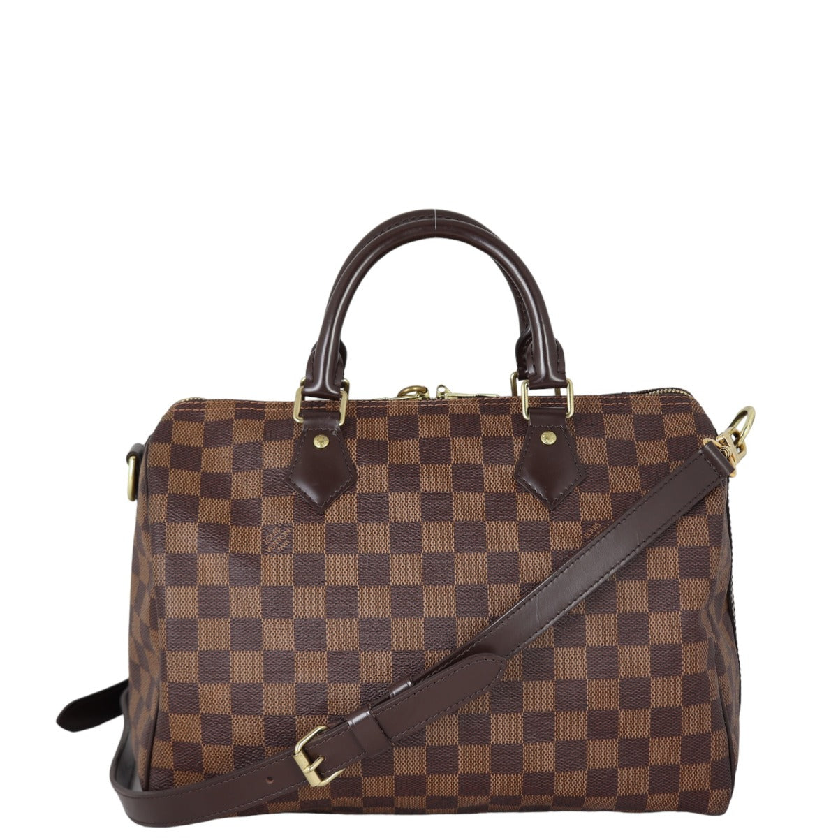 Louis Vuitton Speedy 30 Bandouliere Damier Ebene