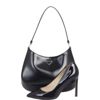 Prada Cleo Shoulder Bag Brushed Leather