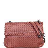 Bottega Veneta Intrecciato Olimpia Top Handle Medium