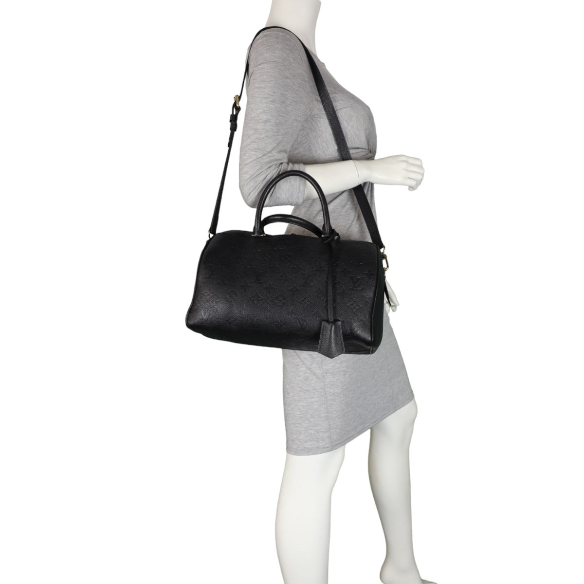 Louis Vuitton Speedy 30 Bandouliere Monogram Empreinte