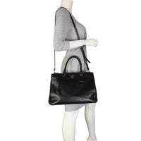 Prada Saffiano Lux Galleria Double Zip Tote Medium