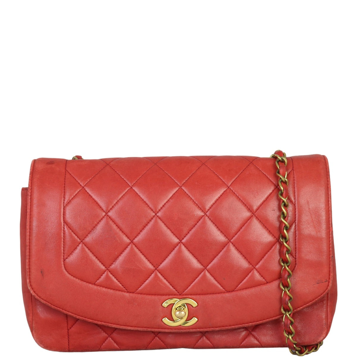 Chanel Diana Flap Bag Medium | Red
