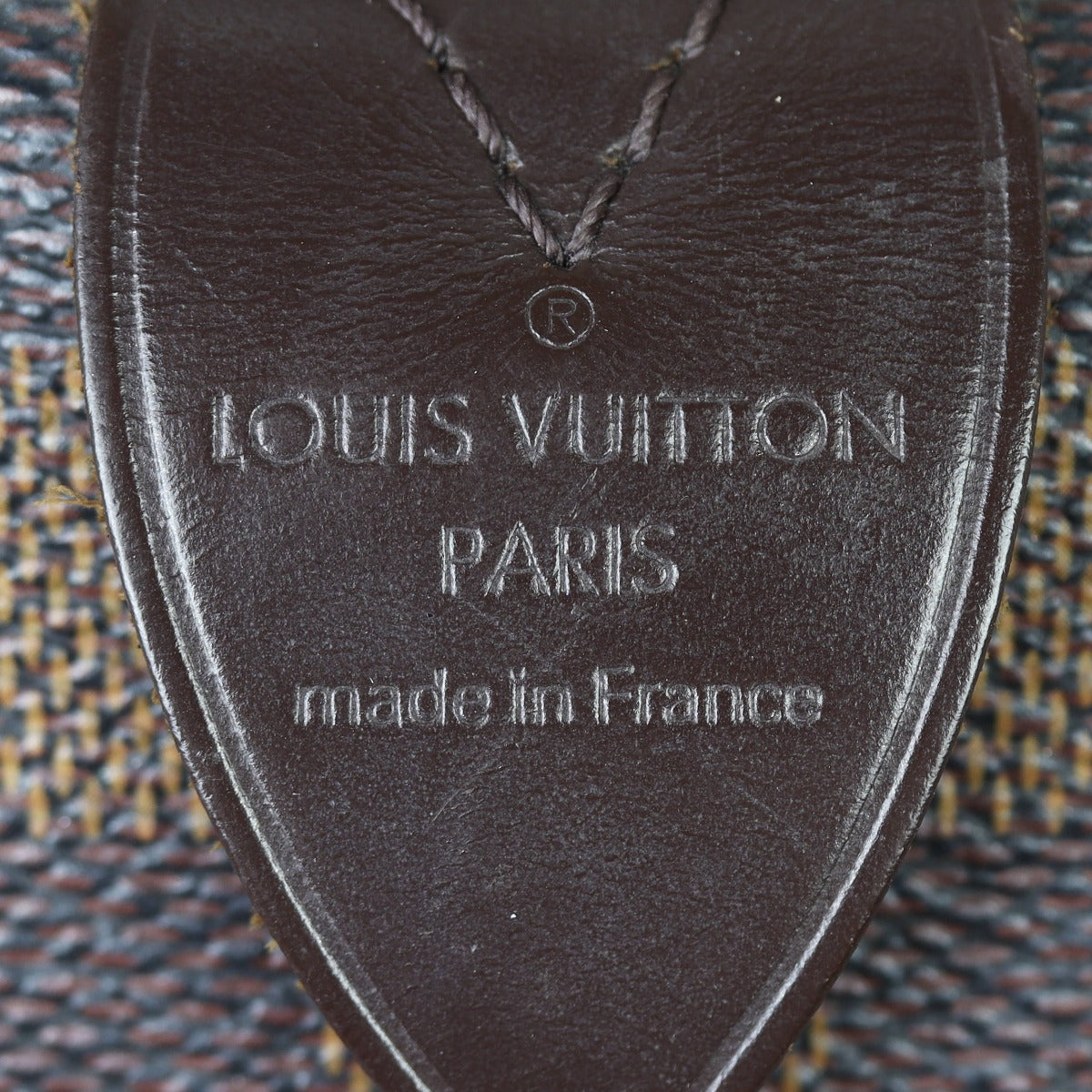 Louis Vuitton Speedy 35 Damier Ebene Interior Stamp