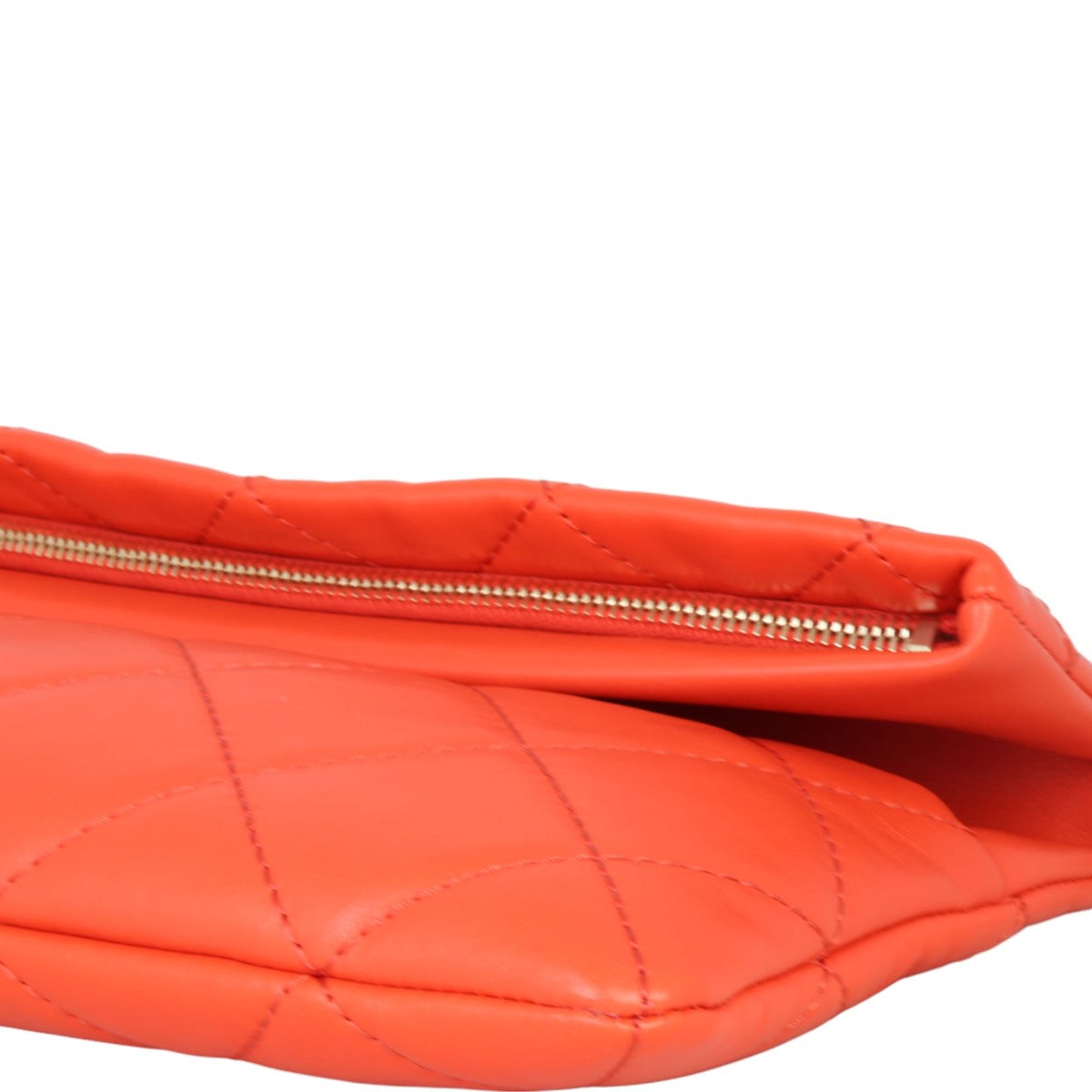 Chanel Fold Over Chain Clutch