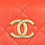 Chanel Fold Over Chain Clutch