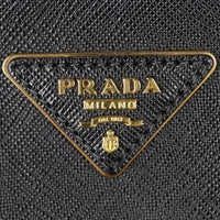 Prada Saffiano Lux Galleria Double Zip Tote Large Hardware