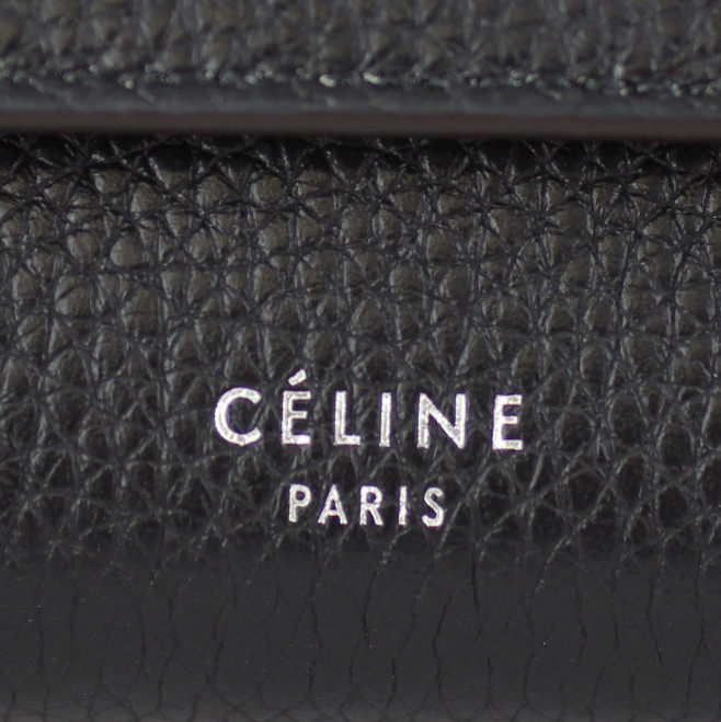 Celine Multifunction Large Flap Wallet Stamp