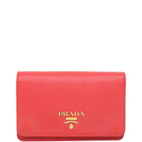 Prada Saffiano Chain Wallet