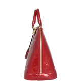 Louis Vuitton Alma MM Monogram Vernis | Indian Rose Red