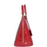 Louis Vuitton Alma MM Monogram Vernis | Indian Rose Red