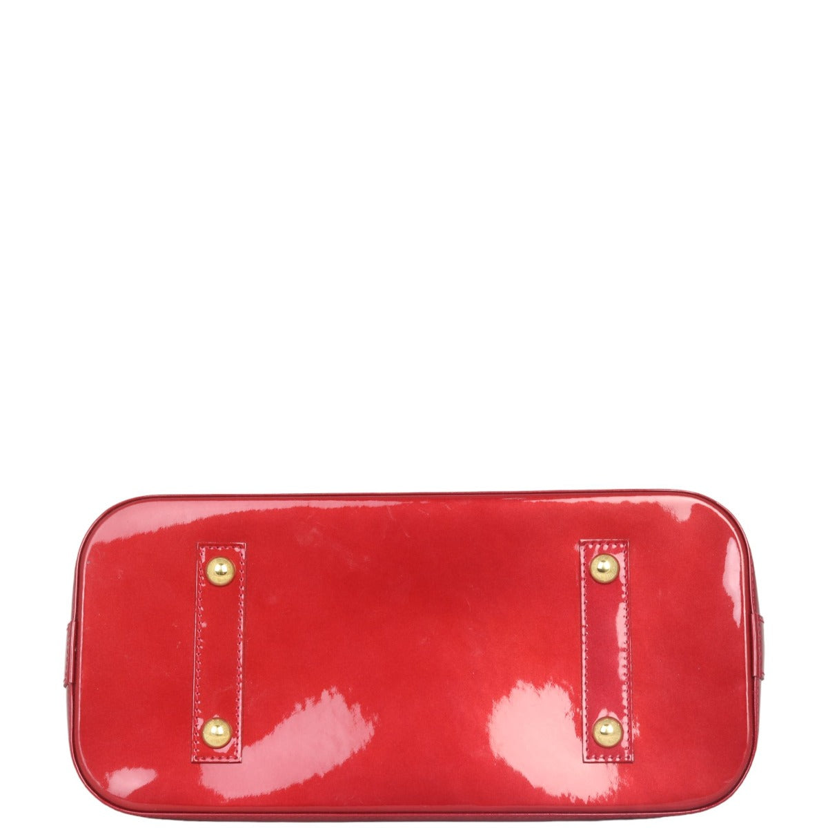 Louis Vuitton Alma MM Monogram Vernis | Indian Rose Red