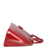 Louis Vuitton Alma MM Monogram Vernis | Indian Rose Red