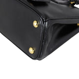 Prada Saffiano Vernice Galleria Double Zip Tote Mini