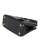 Prada Saffiano Vernice Galleria Double Zip Tote Mini