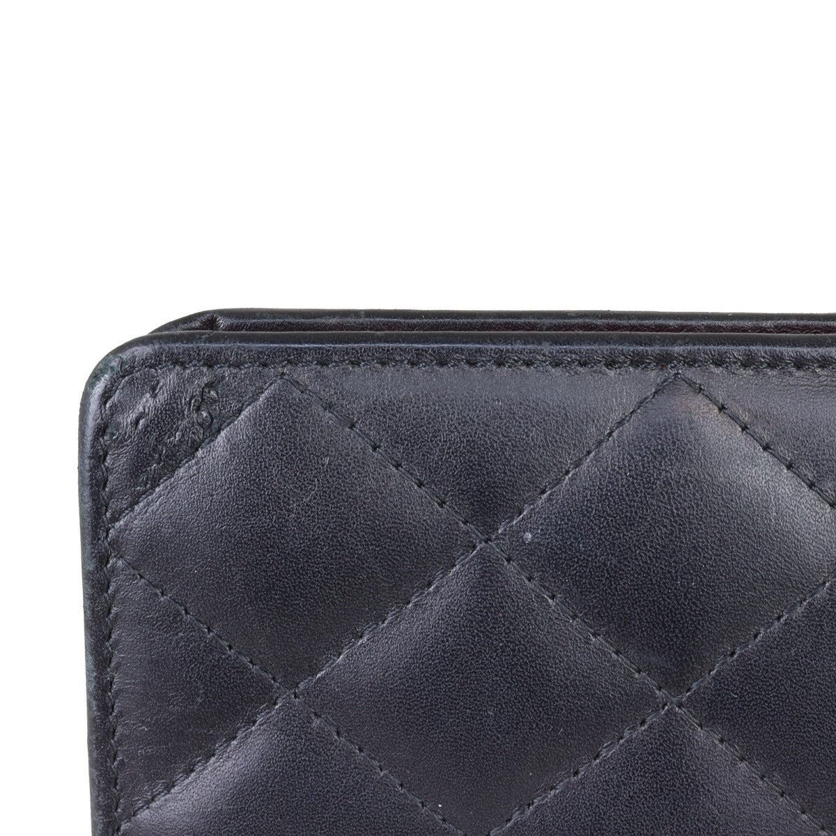 Chanel Ligne Cambon Yen Wallet marks