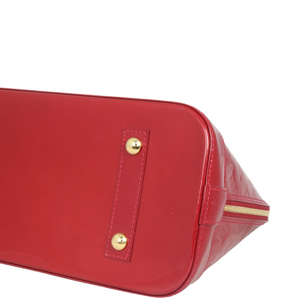 Louis Vuitton Alma MM Monogram Vernis | Indian Rose Red