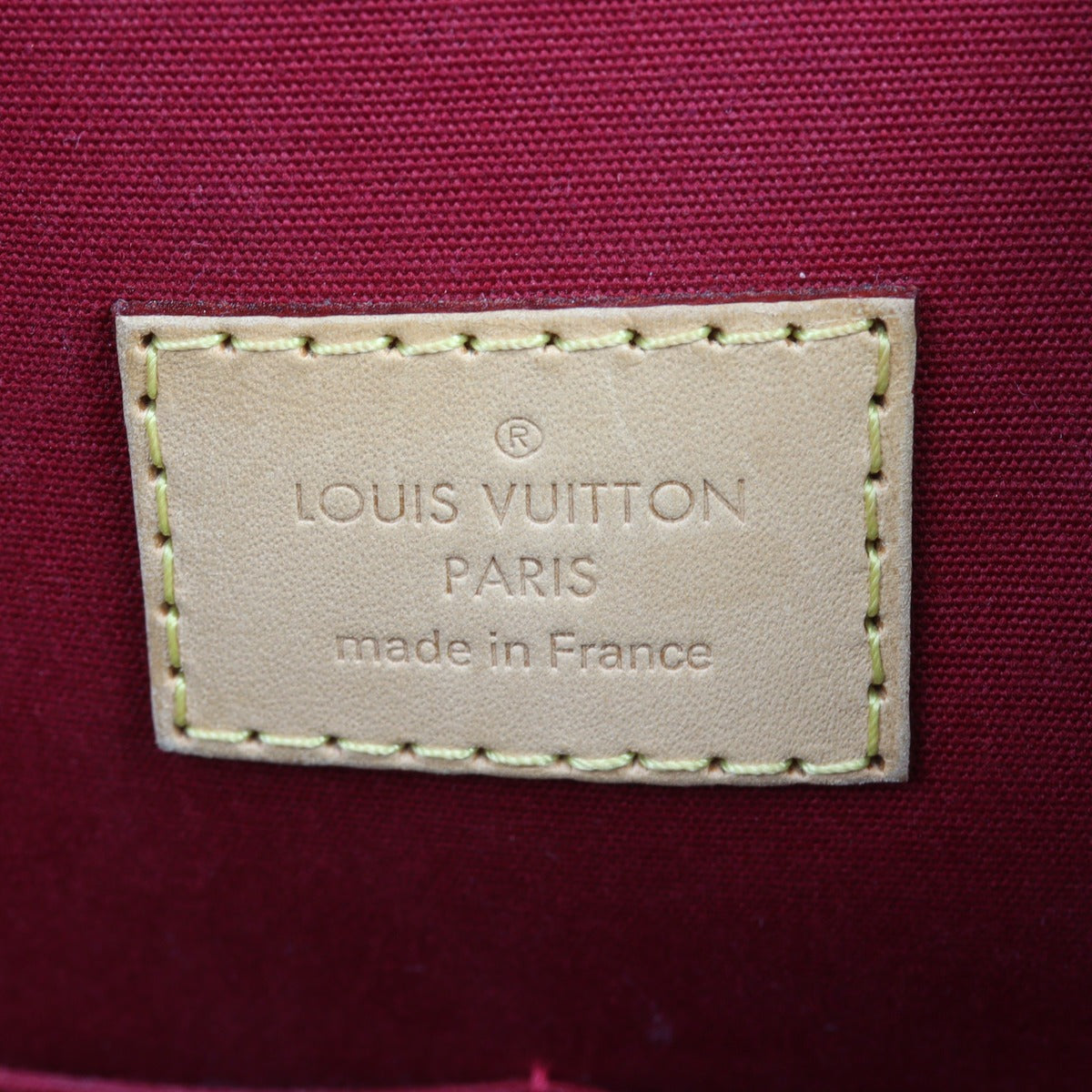 Louis Vuitton Alma MM Monogram Vernis | Indian Rose Red