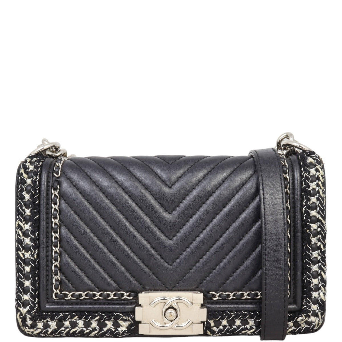 Chanel Boy Old Medium Chain Around Chevron