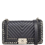 Chanel Boy Old Medium Chain Around Chevron