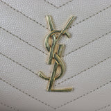 Saint Laurent Cassandre Zip Around Compact Wallet Hardware