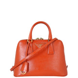 Prada Saffiano Vernice Lux Promenade Mini