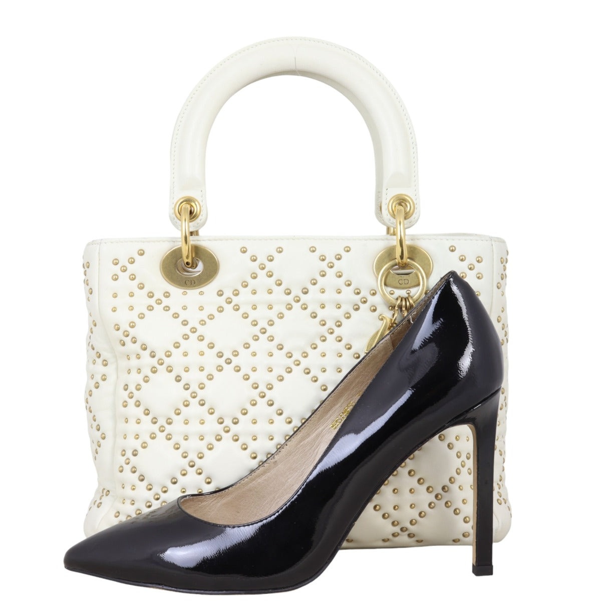 Dior Lady Dior Soft Medium Studded