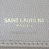 Saint Laurent Cassandre Zip Around Compact Wallet Interior Stamp