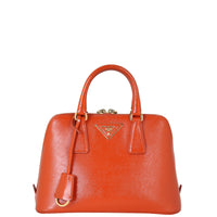 Prada Saffiano Vernice Lux Promenade Mini